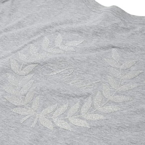 Victoria's Secret PINK Campus Long Sleeve Tee (Heather Grey Bling) - Picture 4 of 10